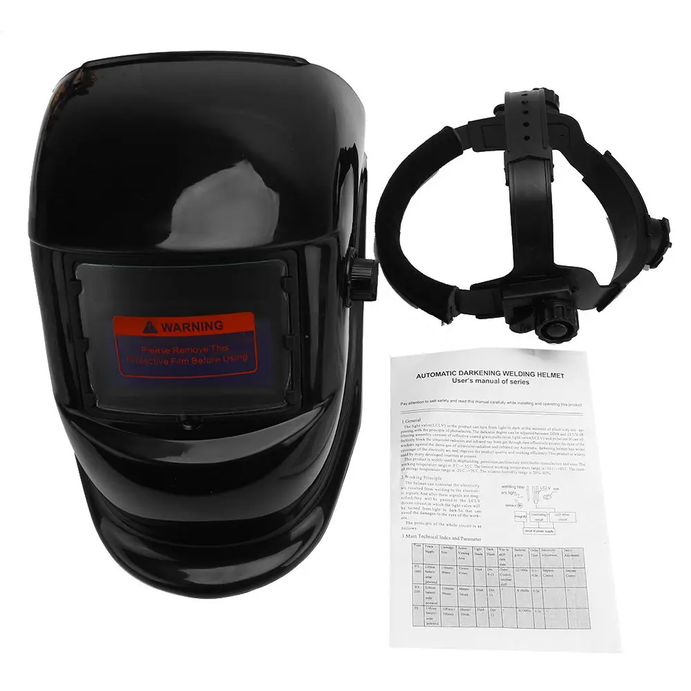Сварочная маска автоматический шлем с автоматическим затемнением на солнечной