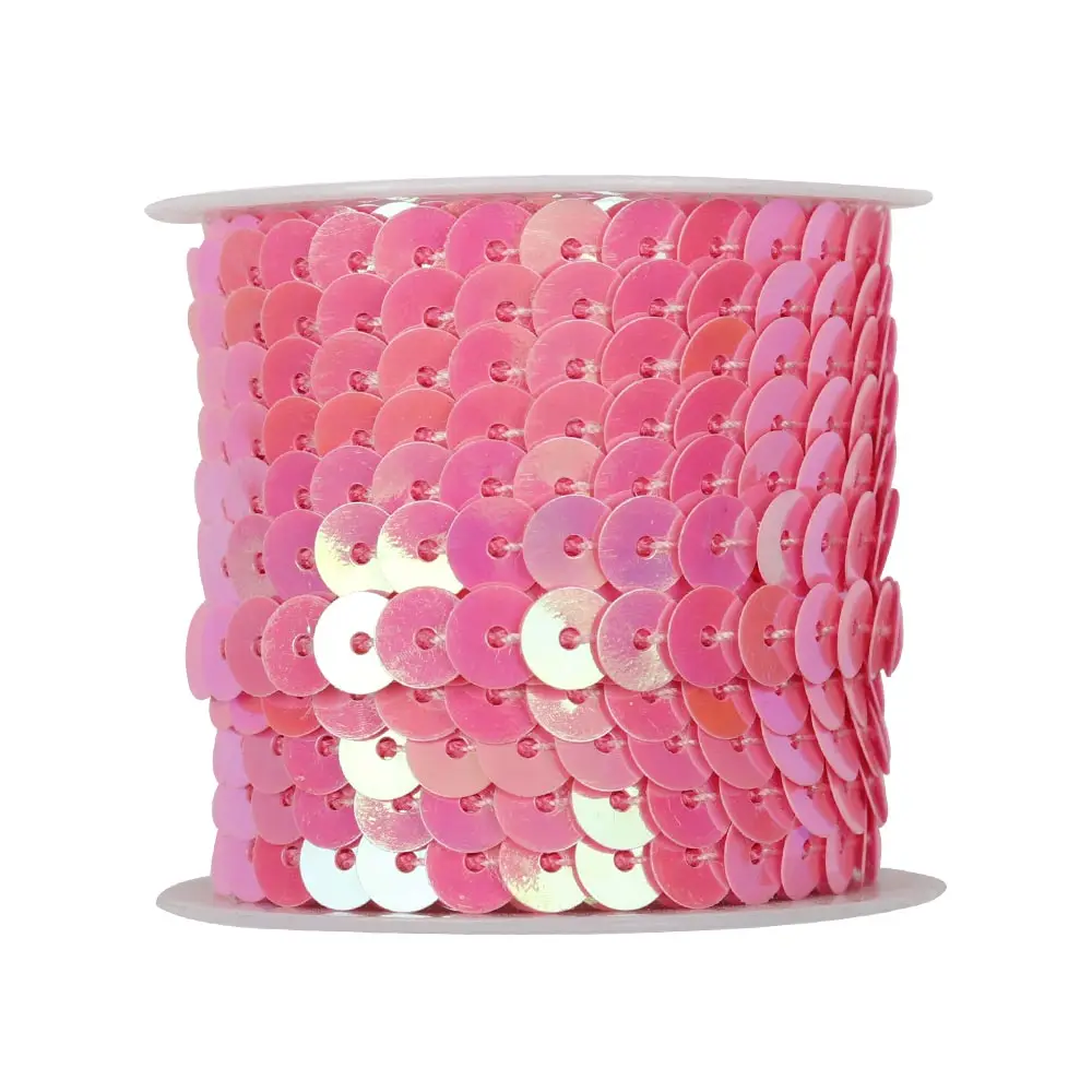 

5 yards 6mm Reversible Sequin Ribbon Sequin String DIY Clothes Headmade Crafts Material Wedding Party Decoration