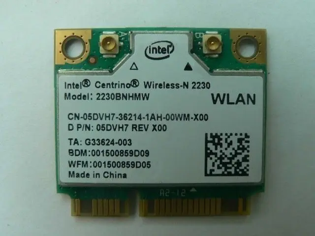 2230BNHMW Беспроводная-N 2230 300 Мбит/с PCI-E BT 4 0 + WIFI карта для Centrino Dell Inspiron 15Z 7720 M17X 14 5DVH7 13z