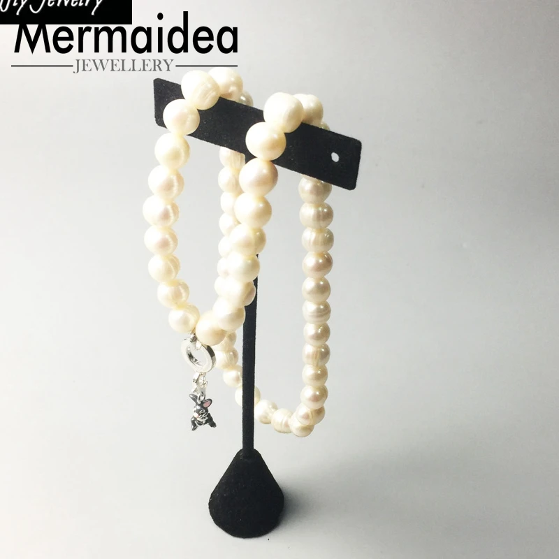 Женское Ожерелье из бисера Очаровательное ожерелье с пресноводным жемчугом