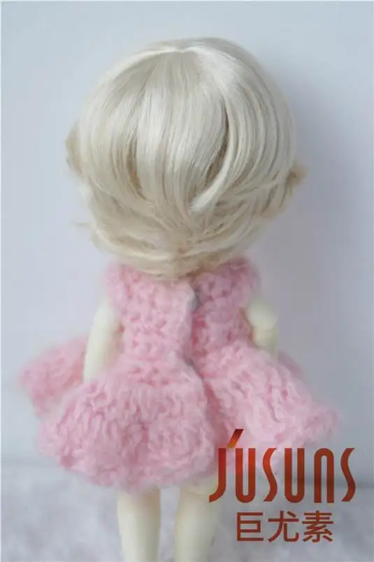 JD075 1/8 Модные Синтетические мохер BJD парики для кукол Размер 5-6 дюймов модные короткие кукольные волосы высокое качество Аксессуары для кукол