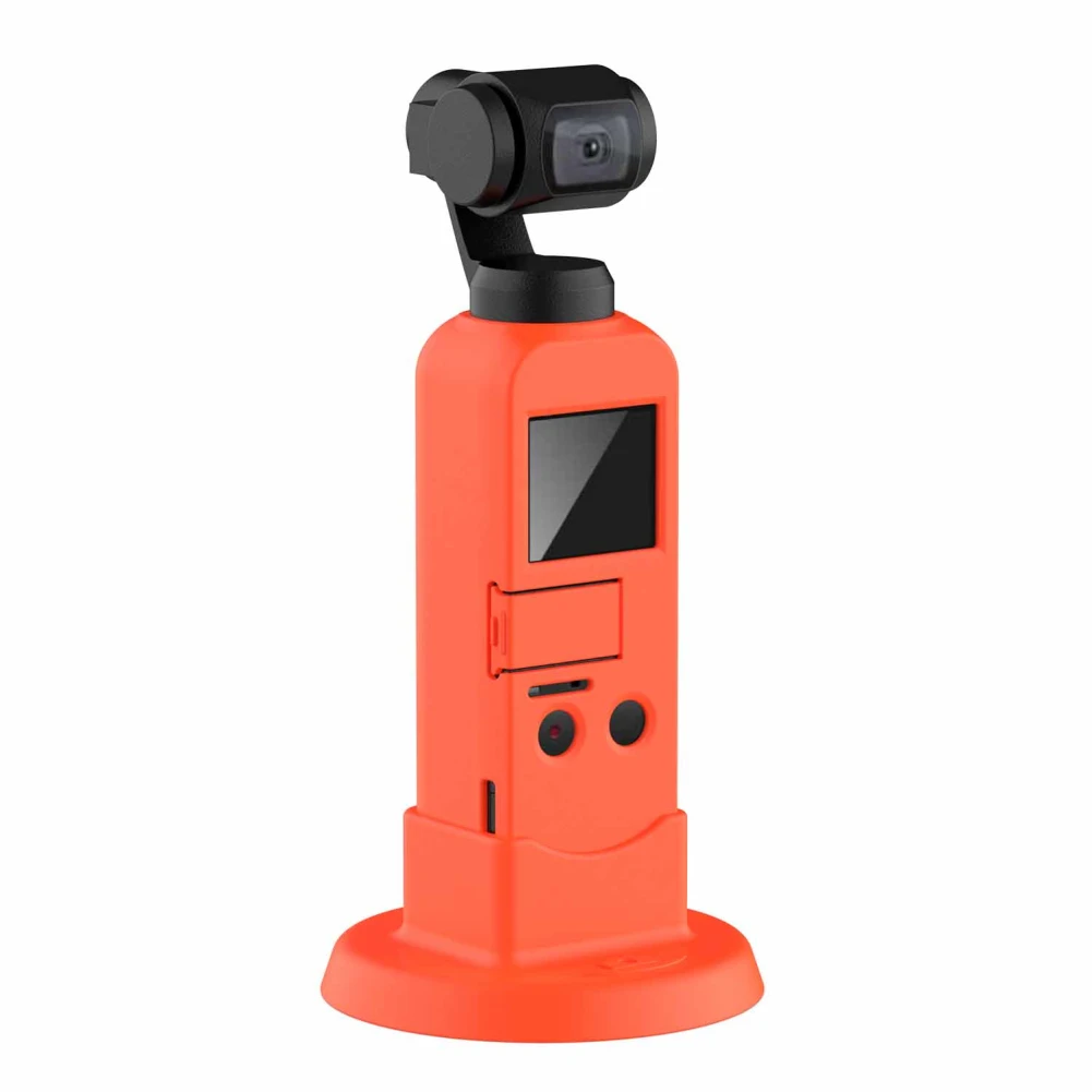 5 цветов Мягкий силиконовый чехол держатель для DJI Osmo карманная ручная камера Нескользящая Защита от царапин защита от пыли аксессуары защитные