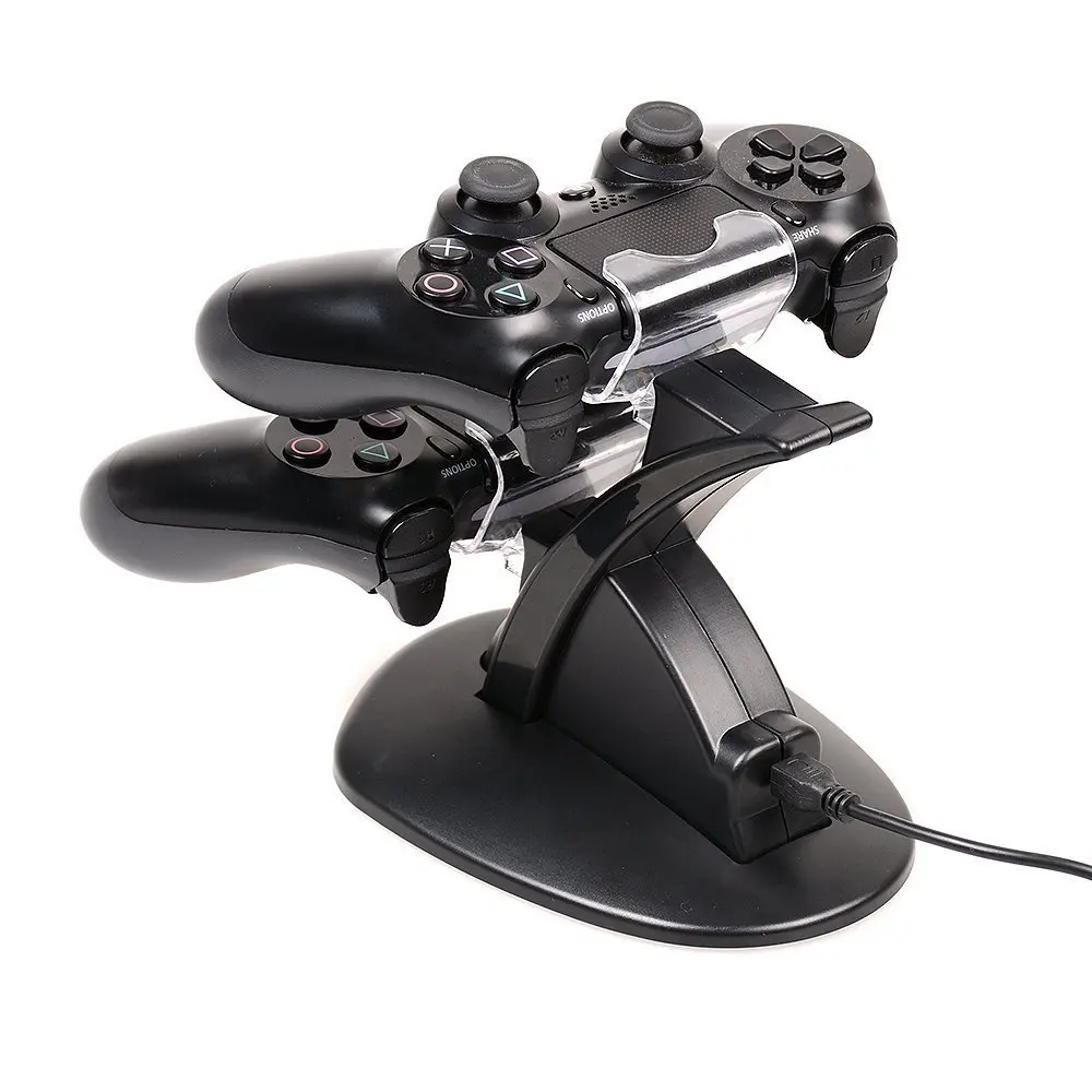 Зарядное устройство для геймпада Sony Playstation 4 USB контроллер с двумя разъемами PS4