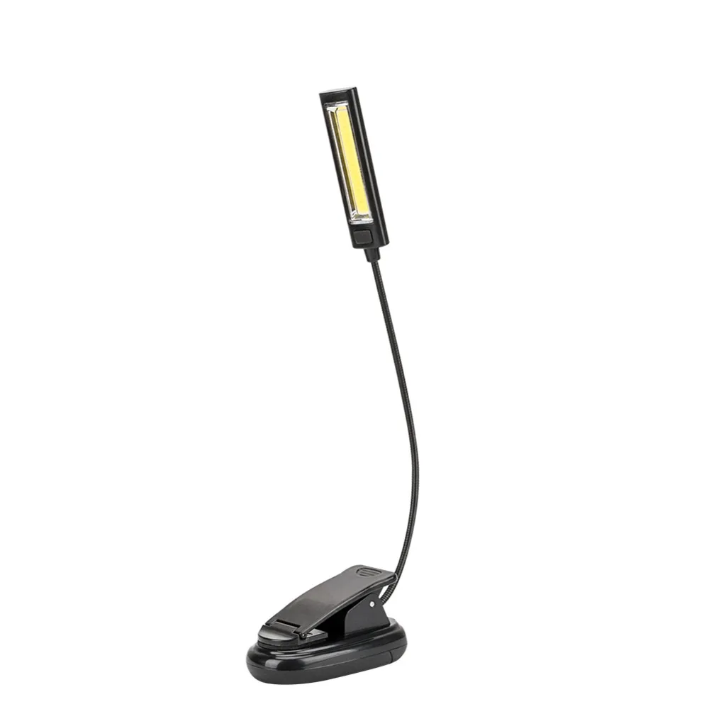 PANYUE мини COB LED Clip On Регулируемая лампа для чтения книг супер яркая Kindle Touch USB
