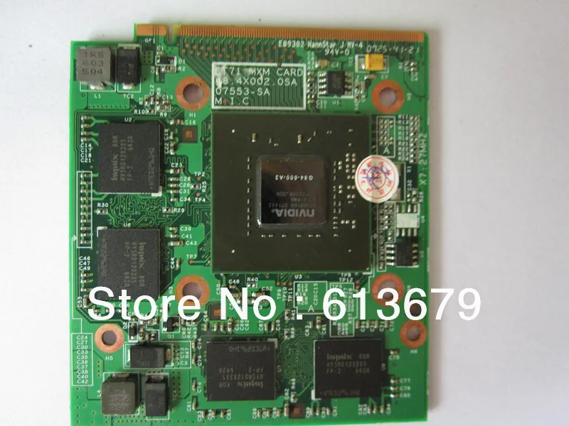 Лидер продаж! NVidia Графика видеокарта GeForce 8600 м GT 8600MGT MXM II DDR2 256MB G84 600 A2 VG.8PG06.001 для Acer