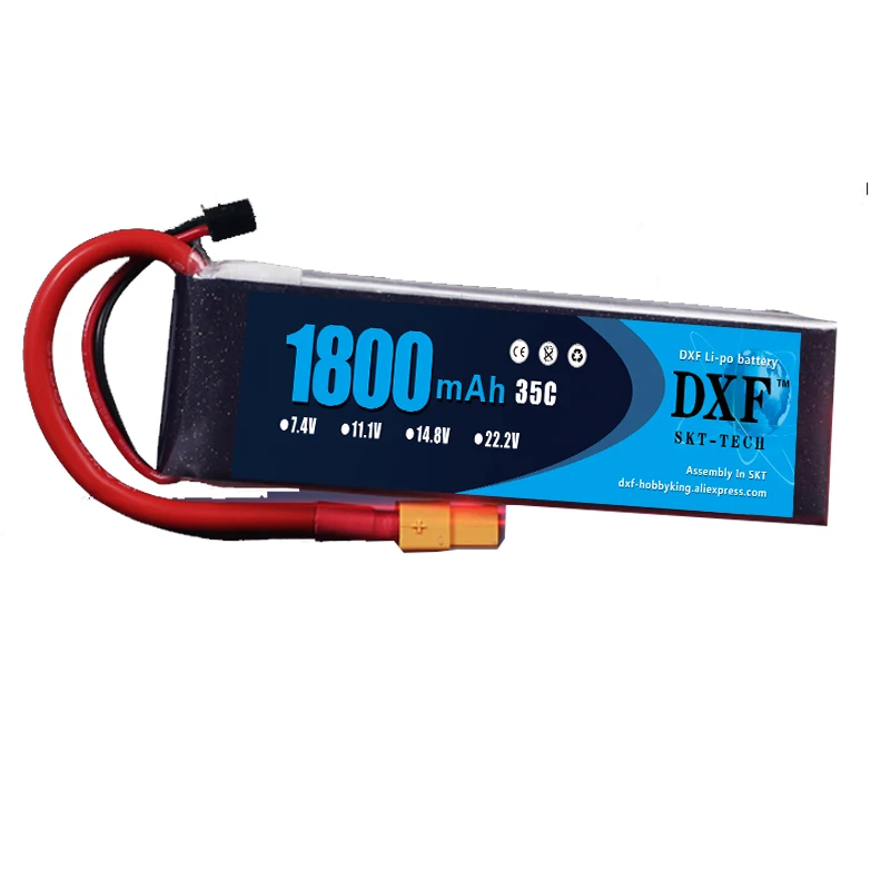 DXF Lipo батарея 11,1 V 1800mAh 35C max 60C 3S Akku пакеты аккумуляторы RC Lipo батарея вертолет Квадрокоптер fpv rc автомобиль