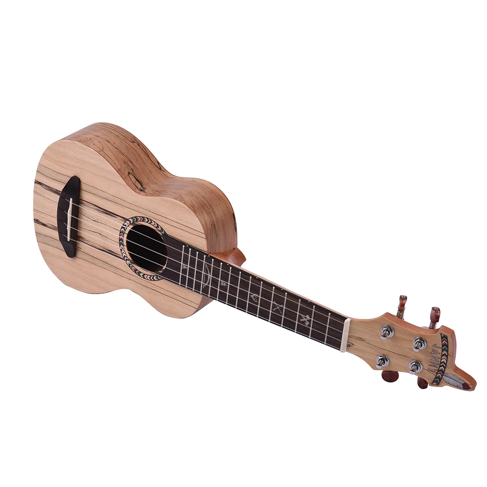Ammoon 21 &quotАкустическая деревянная сопрано укулеле Ukelele Uke Spalted углеродная нить из