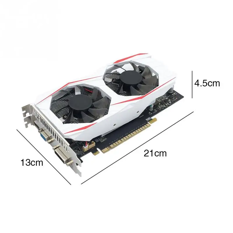 Новинка 750Ti 2GB DDR5 750 Ti 2G видеокарта игровая дискретная двойной вентилятор PCI Express