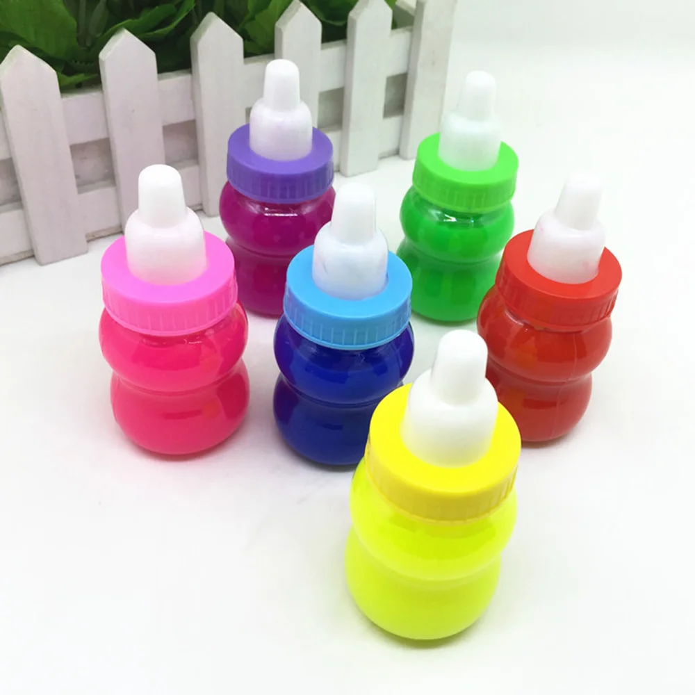 random DIY Slime набор блеск порошковый наполнитель пигмент украшения игрушки родители ребенок интерактивный lizun жемчужный порошковый краситель пушистый поставки слаймов - Цвет: random