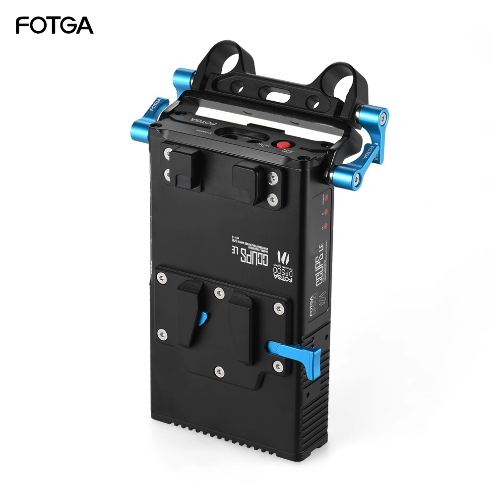 

Зарядное устройство FOTGA DP500III 2 в 1 с V-образным креплением для аккумулятора и 15 мм стержневым зажимом для системы питания камеры Canon Nikon Sony