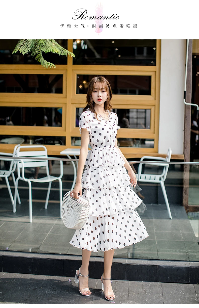 

Summer Chiffon long Dress Elegant longos Vestidos V neck empire cascading ruffles party dress Vacation beach dress plus size4X