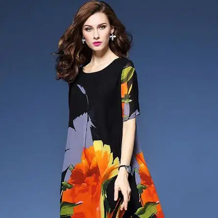Женское длинное платье Boho ZN96 с цветочным принтом в этническом стиле для пляжной
