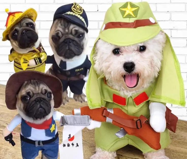 Костюм для Хэллоуина домашних животных комбинезон штаны одежда собак щенков