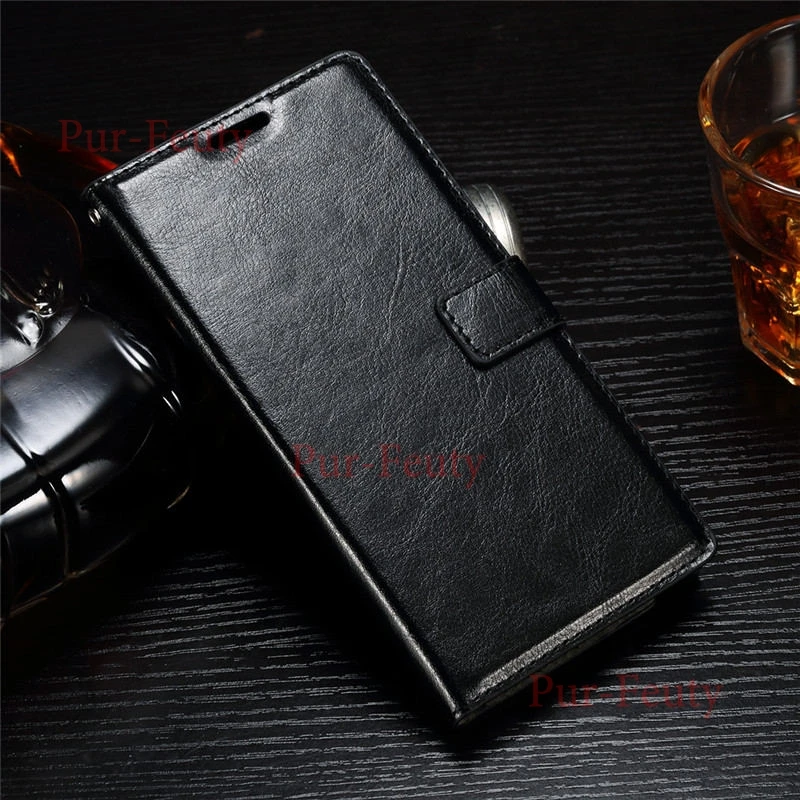 Черный Флип Чехол Для sony Xperia L2 L 2 LTE H3311 H3321 H4311 кошелек кожаный чехол для телефона для sony L2 XperiaL2 H 3311 4311 3321 сумка чехол - Цвет: Черный