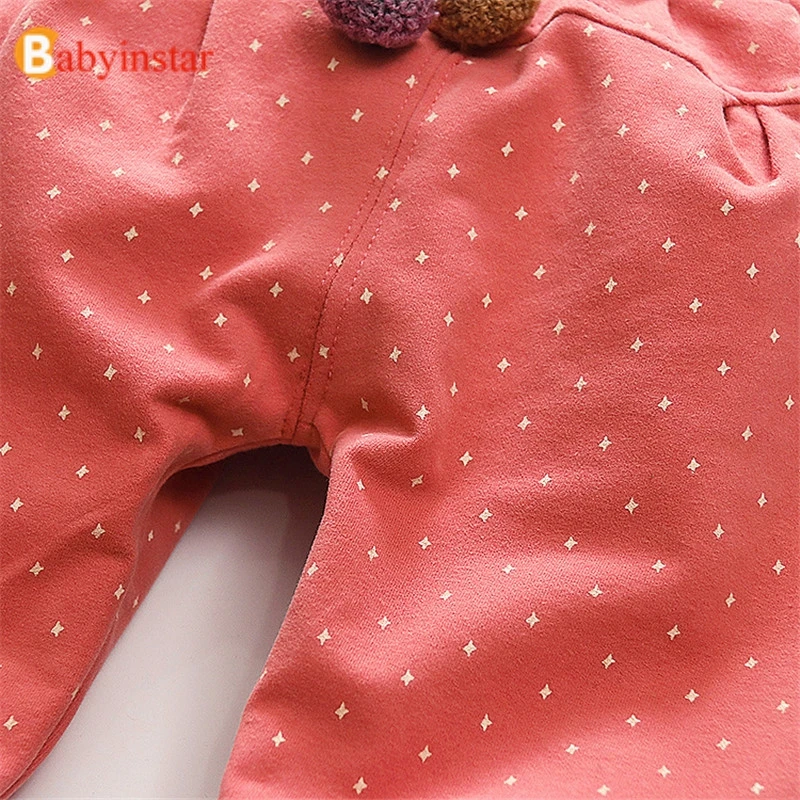 Брюки для девочек Babyinstar штаны-карандаш с принтом звезд одежда маленьких | Мать и