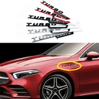 1-20 пар для AMG 4matic TURBO Логотип Знак боковина крыла Стикеры для Mercedes Benz A180 W176 W169 A200 A250 A209 A45 A150 A160 A209