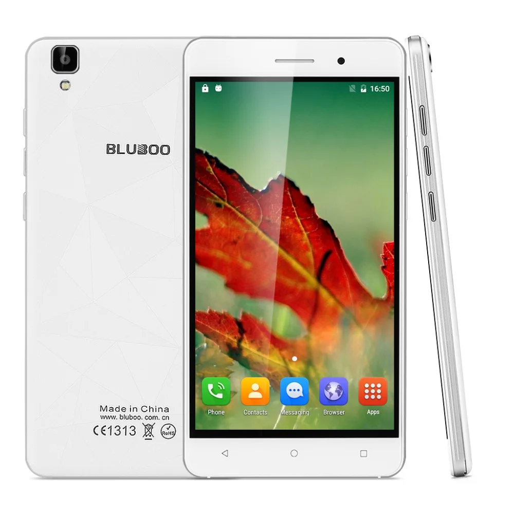 Original Bluboo Maya Android 6.0 Cellphone MT6580A Quad Core 5.5&quot JDI 1280x720 Mobile Phone 2GB RAM+16GB ROM 3000mAh Smartphone |