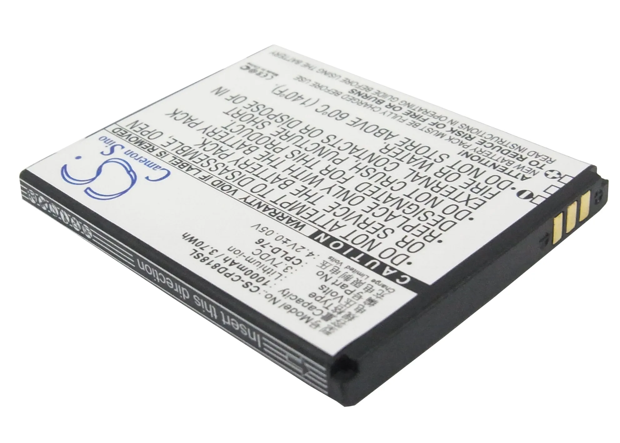 CPLD 76 батареи Cameron Sino 1000mAh Для Coolpad 5216 5860 + 5862 8180|Аккумуляторы для мобильных