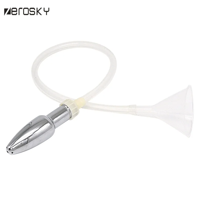 Вагинальная Анальная пробка металлическая воронка набор для анальной чистки SM