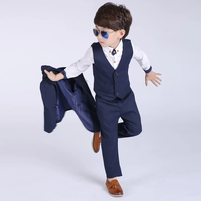 3 шт./комплект блейзер и брюки для мальчиков |