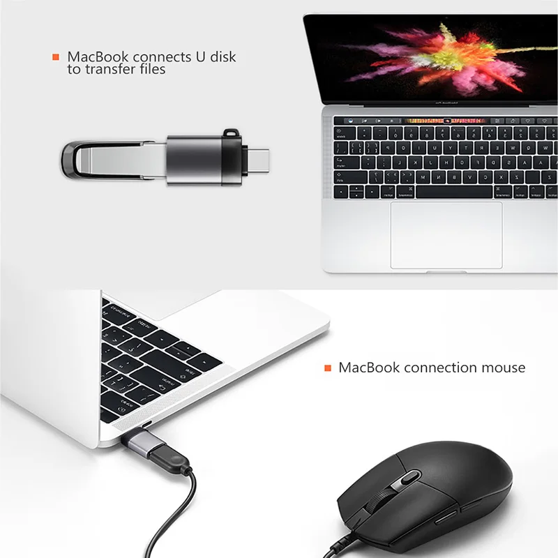 ! ACCEZZ 2 шт. 3 Тип C OTG адаптер USB 0 для samsung S8 huawei P20 Xiaomi Mi8 Lite type-C Мужской Android зарядный