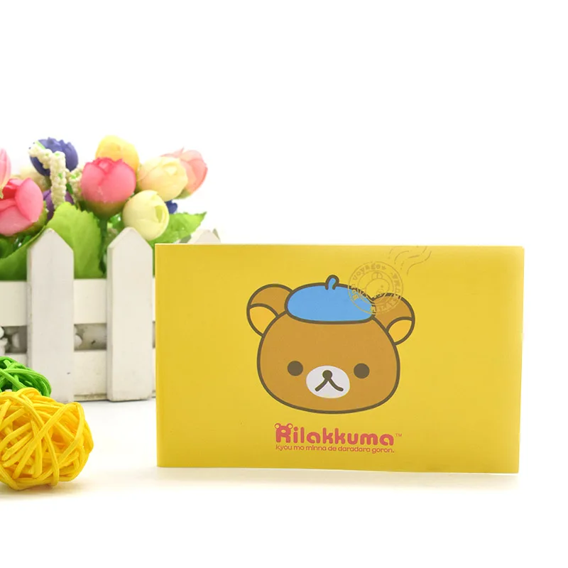 4 шт./компл. Kawaii резиновый чехол для ноутбука мини портативный Блокнот Журнал