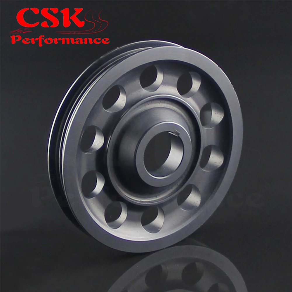 Гоночный светильник шкив из сплава для Civic EK9 Integra DC2 Type R CTR BLACK|crank pulley|racing pulleypulley civic