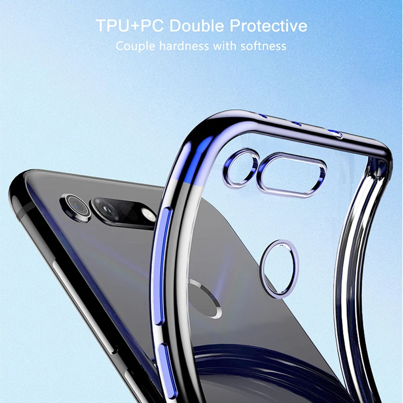 Чехол для телефона Huawei Honor V20 Тонкий силиконовый чехол с прозрачным покрытием vis10