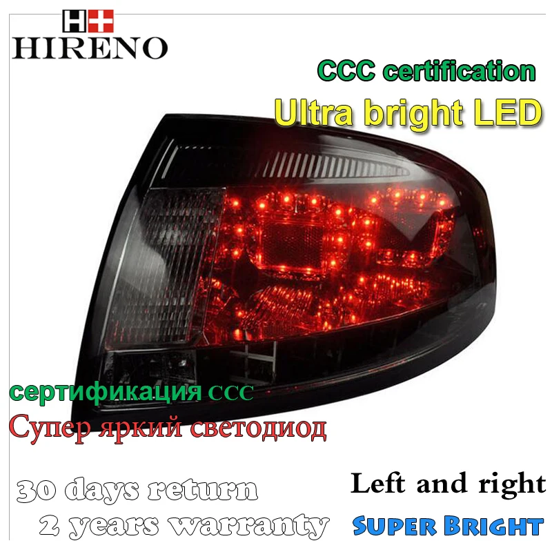 Hireno Tail Lamp for Audi TT 1999 2000 2001 2002 2003 2004 2005 2006 LED Taillight Rear Parking Brake Turn Signal Lights | Автомобили и