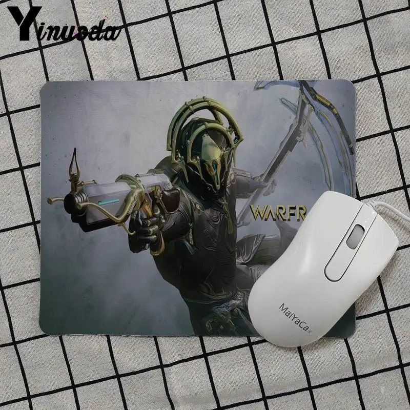 Yinuoda warframe hero игра уникальный настольный коврик игровой коврик против скольжения ноутбука PC коврик для мышки игровой коврик - Цвет: No Lock Edge25x29cm