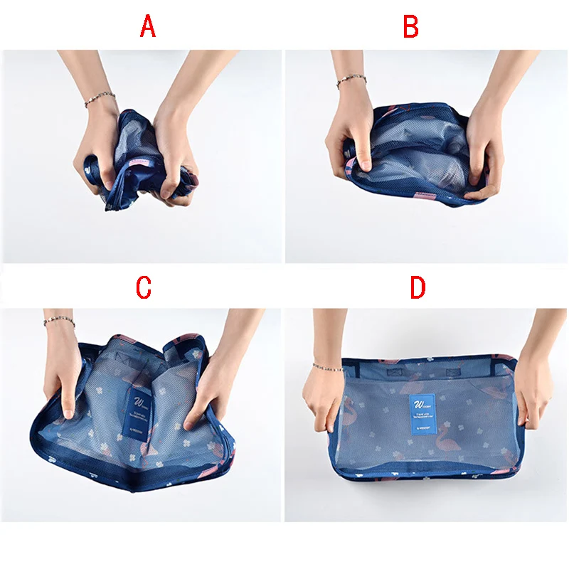 TLDGAGAS Unisex Portable Travel Storage 7 sets Bags Clothes Shoes Packing Organizers Cosmetic Toiletry Pouch Luggage Accessories