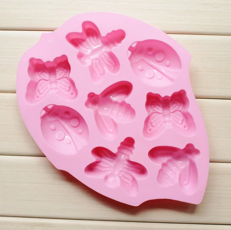 Новинка форма для шоколада в виде улитки насекомых бабочек инструменты торта