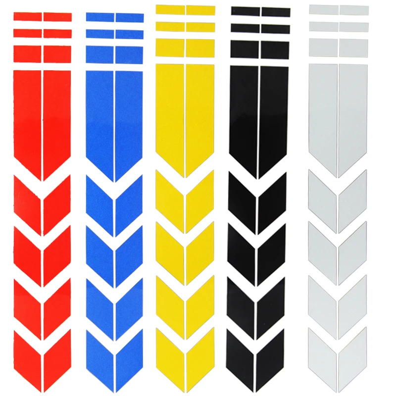 Светоотражающие стикеры для мотоциклов наклейки на колеса автомобиля наклейка