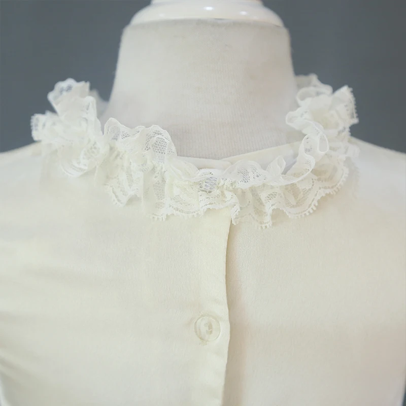 Детское кружевное платье цвета шампанского с коротким рукавом | Мать и ребенок