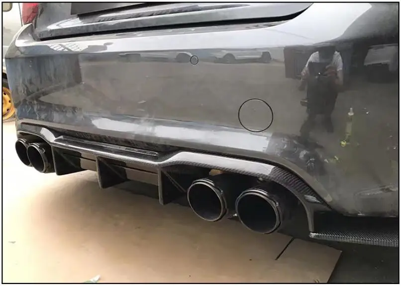 100% углеродное волокно задний бампер спойлер диффузор крышка для BMW M2 F87 2 дверного