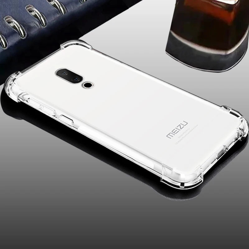 YUETUO ТПУ противоударный защитный чехол на заднюю панель телефона для meizu 16th 16 plus th