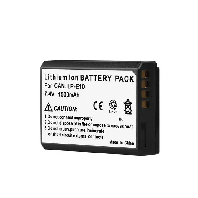 Dinto 2 шт. LP-E10 LPE10 LP E10 1500 мАч 7 4 В замена цифровой Камера Батарея для однообъективной
