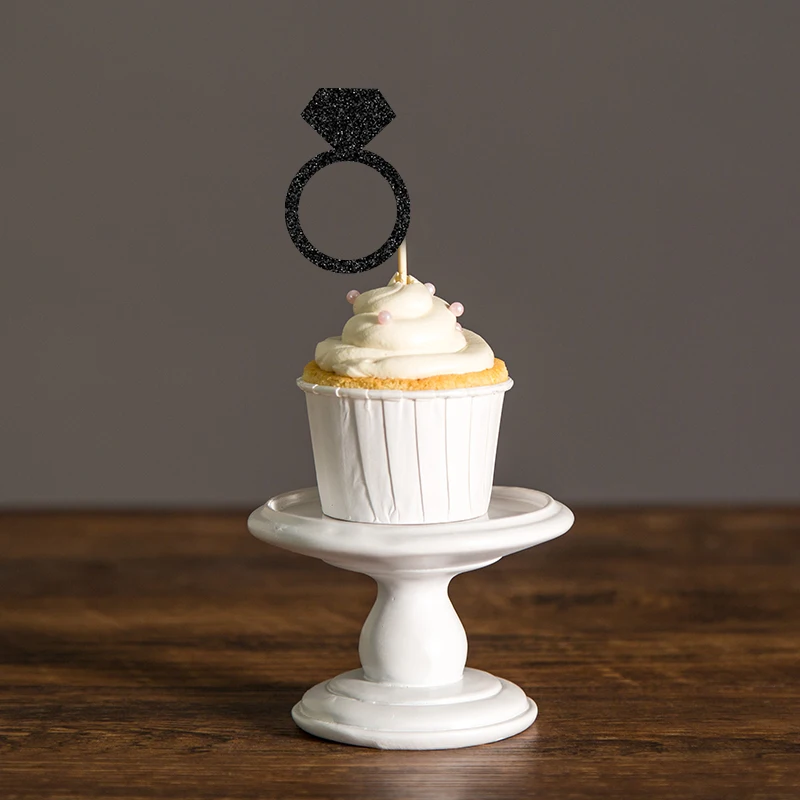 Украшения для свадебной вечеринки кольцо Топпер кексов девичник/свадебный душ