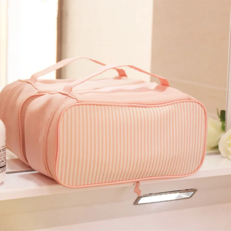 

Multifunction Travel Cosmetic Bag Waterproof Oxford Women Toiletries Organizer Makeup Bags
