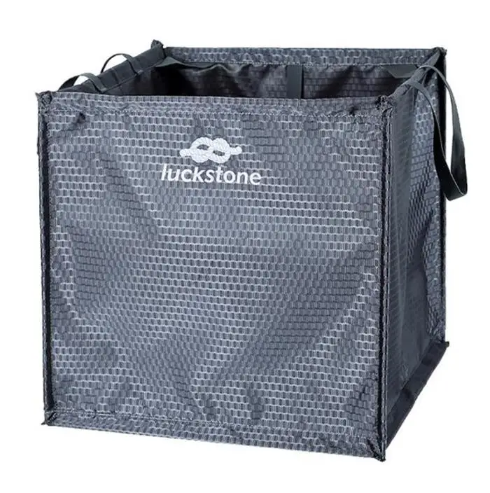 grey 1PC 3 цвета нейлоновый складной куб скалолазание Arborist Throw Line Rope складная сумка для хранения для кемпинга походов аксессуары для альпинизма - Цвет: grey 1PC
