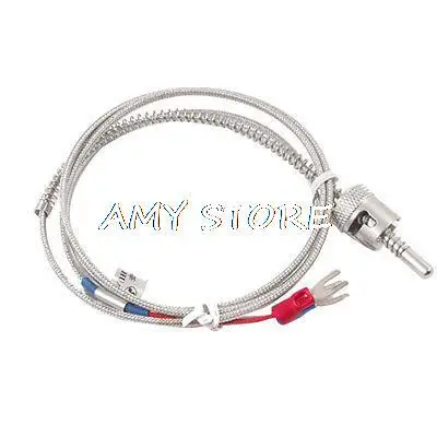 

Metal Cylinder 13 x 5mm Sensor Earth K Type Thermocouple Prob 1M