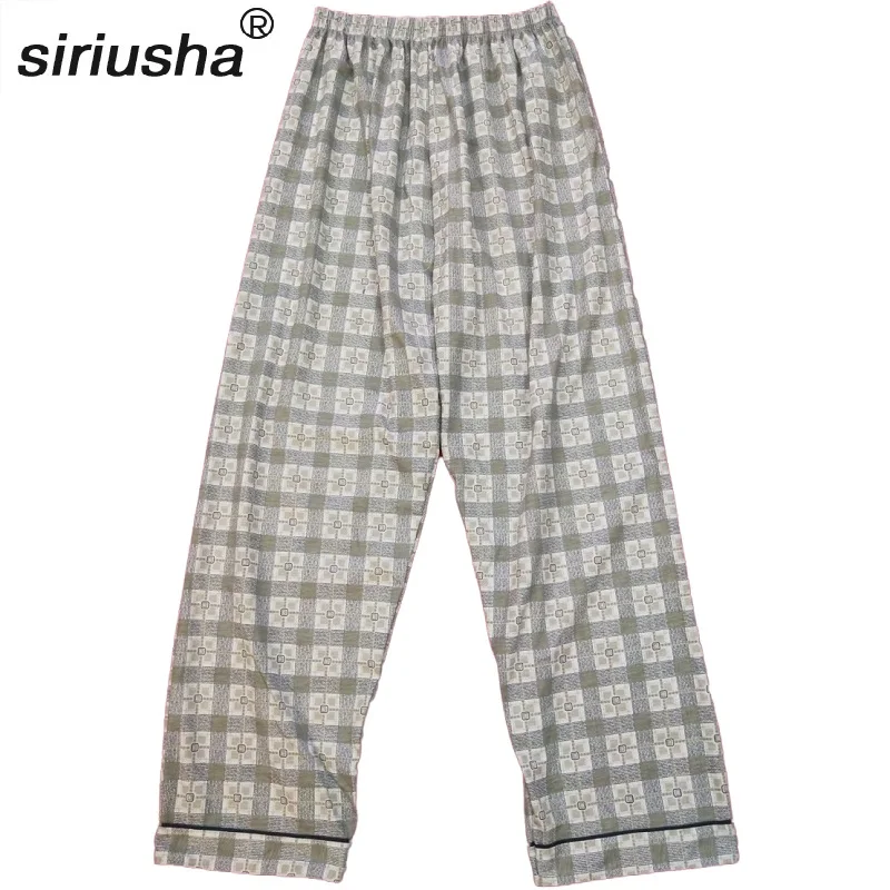 Мужские шорты для сна 2020 цельнокроеные пижамные штаны теплые Плотные хлопковые