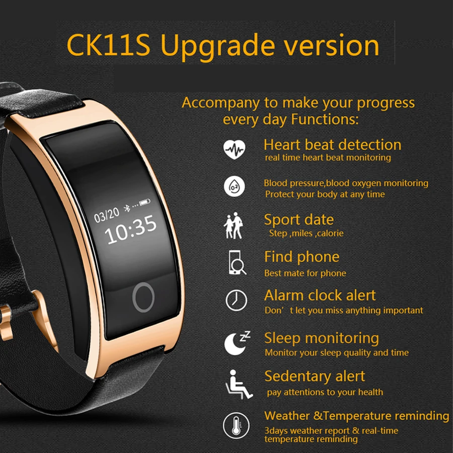Смарт браслет Letine CK11S для мужчин и женщин фитнес трекер измеритель кровяного