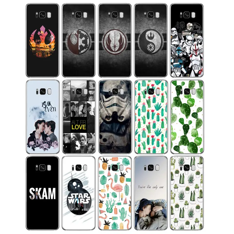 DREAMFOX N238 Star Wars Soft TPU Silicone Cover For Samsung Galaxy Note S 3 4 5 6 7 8 9 Edge Plus Grand Prime Case |