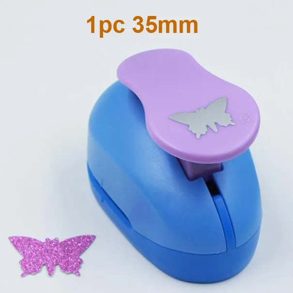 1pc 35mm 5/"-3" Бабочка Ремесло пробойник Дырокол eva пенопластовый перфоратор для детей DIY пенопластовая бумага производитель скрапбукинга перфоратор тиснение устройство - Цвет: 1pc 35mm