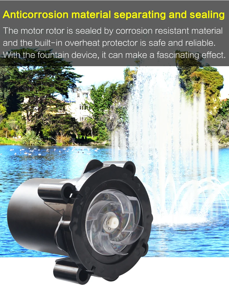 DZ series large flow fishpond pump Power-saving filter circulating wat pump for outdoor fish pond Fish pond submersible pump