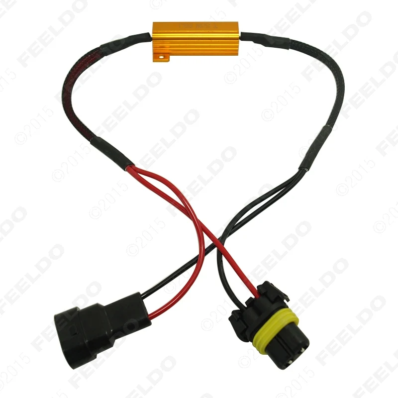 FEELDO 1pc Auto HB4/9006 Headlight Load Resistor Fog Lamps Decoder LED Connection Resistance Line Lights | Автомобили и мотоциклы