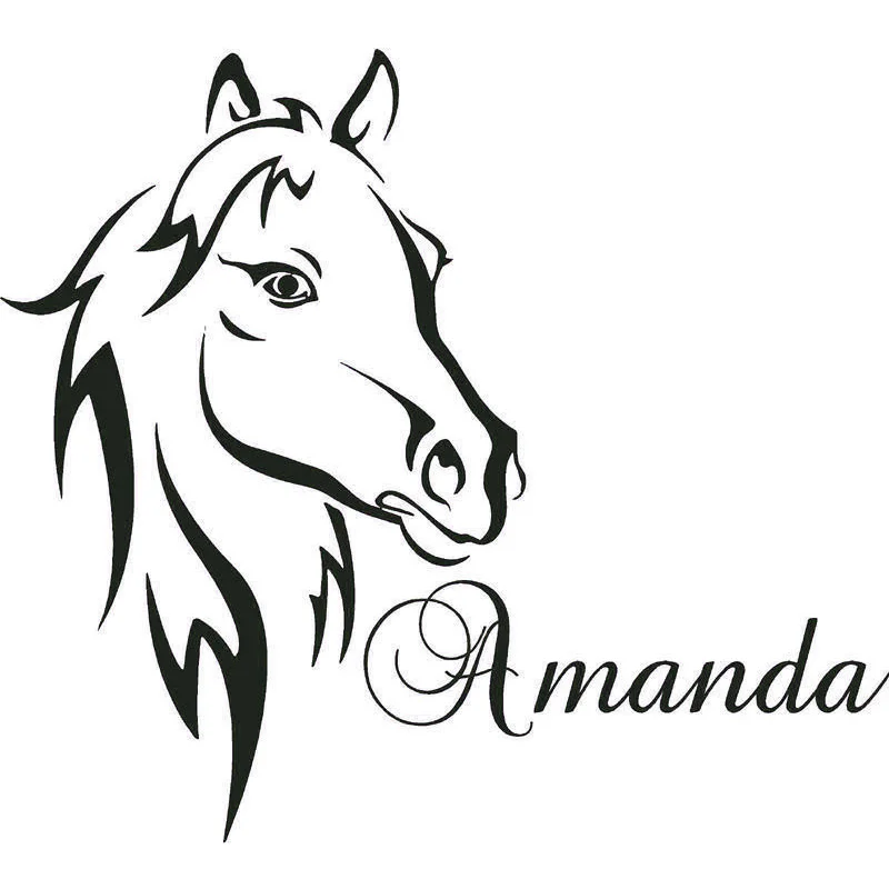 Горячая Распродажа новые наклейки на стену с именем заказ | Дом и сад