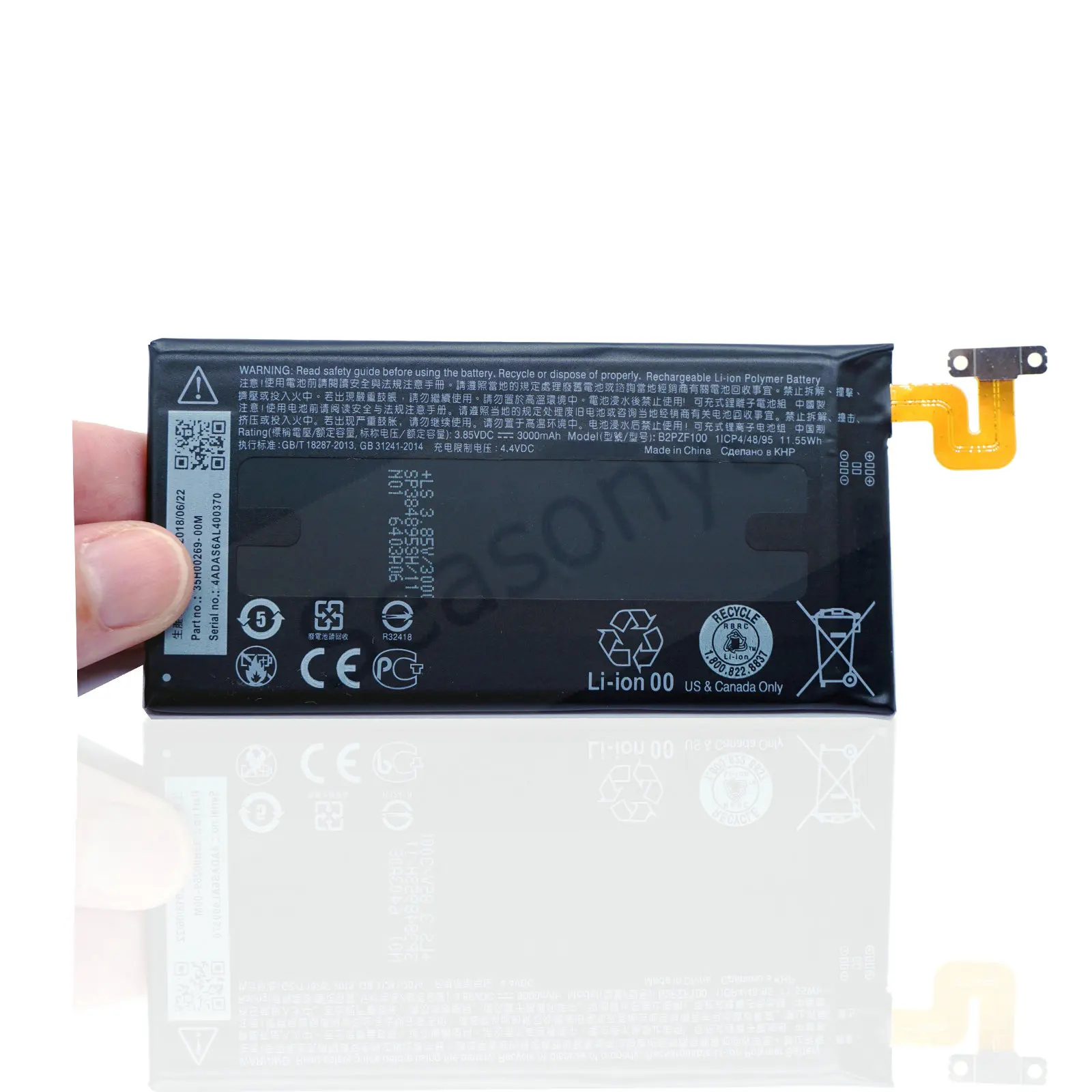Seasonye 3000 мАч/11.55Wh B2PZF100 запасная часть телефона Батарея для HTC Ocean Note U 1w Ultra 1u мА/ч.