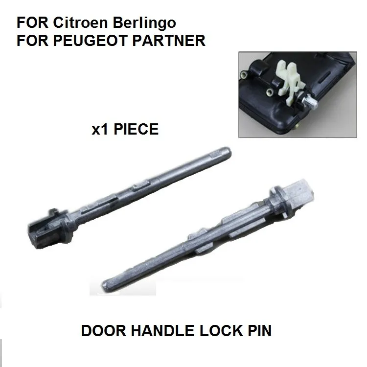 

Car Styling FOR PEUGEOT PARTNER/FOR Citroen Berlingo Sliding Door Handle Lock Pin Repair New